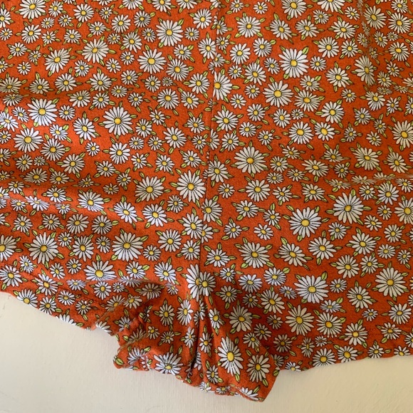 Forever 21 Orange Floral Print Romper - Picture 7 of 10